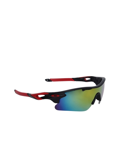 Peter Jones Eyewear Unisex Blue Lens & Black Sports Sunglasses - A-M007RD-Multicolor
Peter Jones Eyewear Unisex Blue Lens & Black Sports Sunglasses - A-M007RD-Multicolor