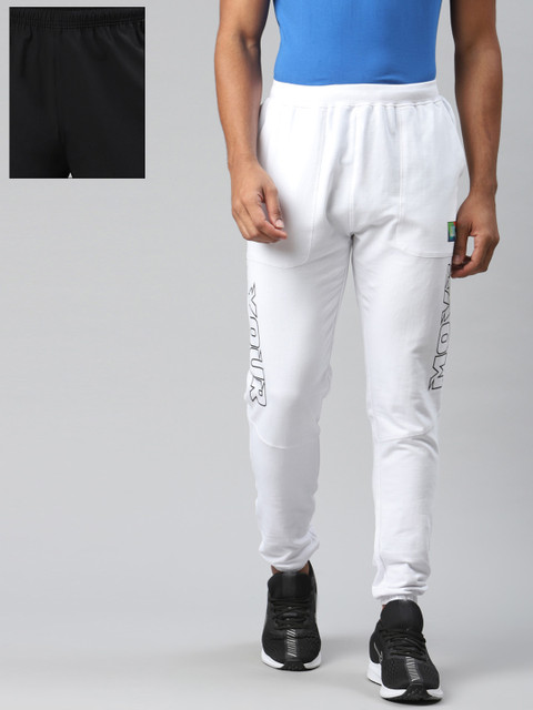 HRX by Hrithik Roshan Men Pack of Rapid-Dry Outdoor Joggers & Bio-Wash Lifestyle Joggers, Black
HRX by Hrithik Roshan Men Pack of Rapid-Dry Outdoor Joggers & Bio-Wash Lifestyle Joggers, Black