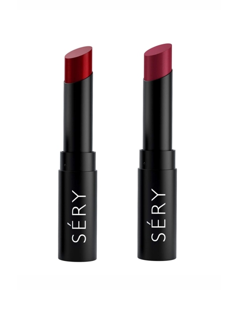 SERY Set of Capture D'Matte & Say Cheez Creamy Matte Lip Colors- Pink Pepper & French Fire, Maroon
SERY Set of Capture D'Matte & Say Cheez Creamy Matte Lip Colors- Pink Pepper & French Fire, Maroon