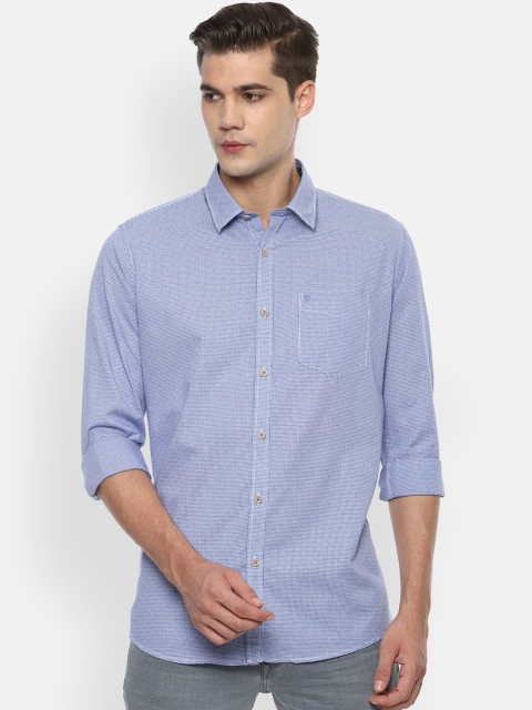 Van Heusen Sport Men Blue Slim Fit Micro Checks Opaque Checked Pure Cotton Casual Shirt
Van Heusen Sport Men Blue Slim Fit Micro Checks Opaque Checked Pure Cotton Casual Shirt