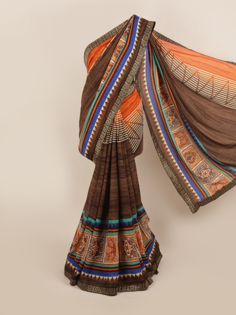 Pothys Multicoloured Printed Saree, Multi