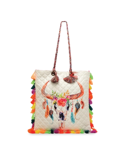 The House of Tara Multicoloured Printed PU Structured Tote Bag with Quilted, Multi
The House of Tara Multicoloured Printed PU Structured Tote Bag with Quilted, Multi