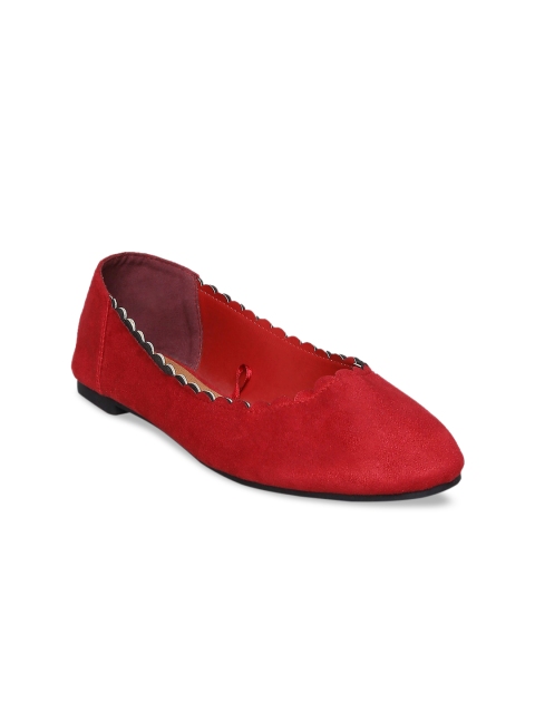 Forever Glam by Pantaloons Women Red Ballerinas Flats