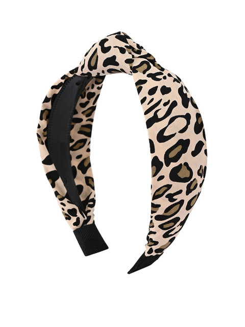 MARC LOUIS Women Beige & Black Printed Headband
MARC LOUIS Women Beige & Black Printed Headband