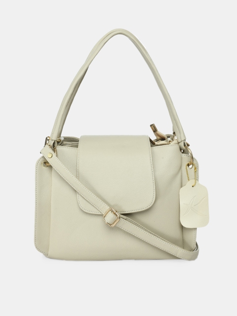 Kastner Women Khaki Structured Handheld Bag