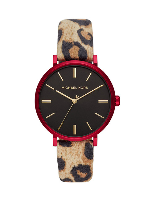 Michael Kors Women Black Dial & Beige Leopard Print Leather Straps Analogue Watch MK2931
Michael Kors Women Black Dial & Beige Leopard Print Leather Straps Analogue Watch MK2931
