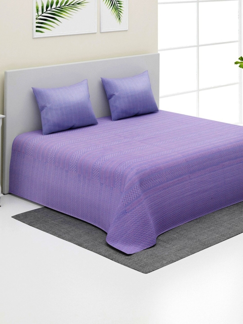 NEUDIS Blue & Pink Geometric Jacquard Hand Woven Double Bed Cover with 2 Pillow Covers
NEUDIS Blue & Pink Geometric Jacquard Hand Woven Double Bed Cover with 2 Pillow Covers