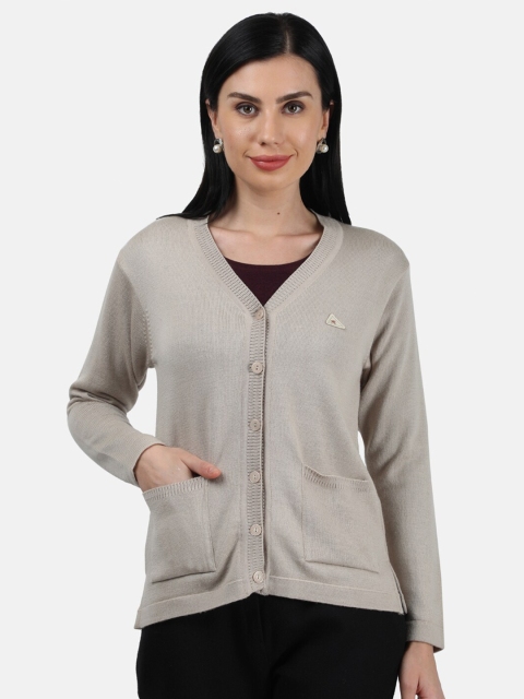 Monte Carlo Women Grey Cardigan