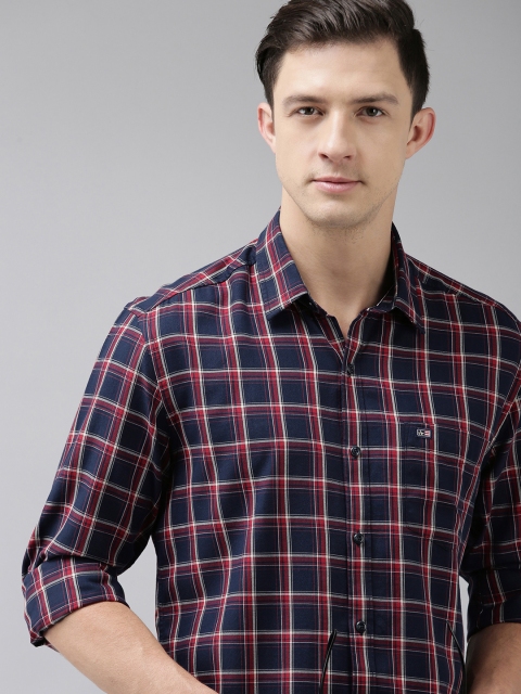 Arrow Sport Men Navy Blue & Red Manhattan Slim Fit Tartan Checks Pure Cotton Casual Shirt
Arrow Sport Men Navy Blue & Red Manhattan Slim Fit Tartan Checks Pure Cotton Casual Shirt