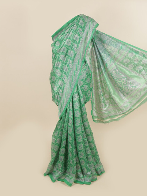 Pothys Green & Grey Floral Saree
Pothys Green & Grey Floral Saree