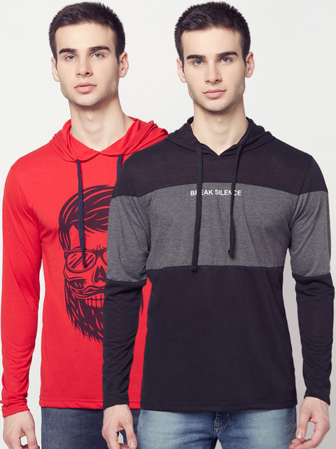 ELEGANCE Men Pack Of 2 T-shirts, Red
ELEGANCE Men Pack Of 2 T-shirts, Red