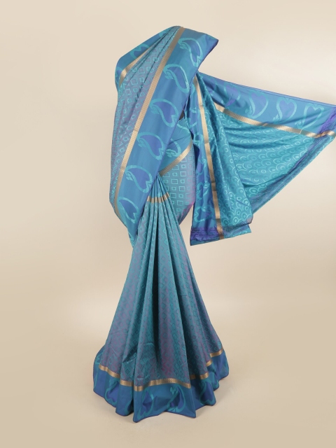 Pothys Women Blue Woven Design
