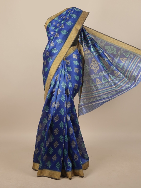 Pothys Women Blue Printed