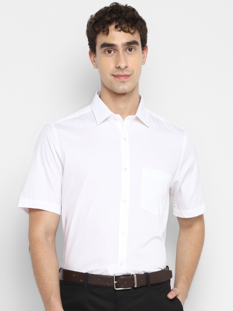 Turtle Men White Opaque Casual Shirt