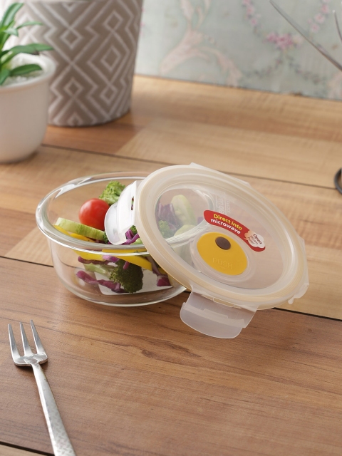 Lock & Lock Transparent Oven Glass Airtight Food Storage Container With Steam Hole 380 ML
Lock & Lock Transparent Oven Glass Airtight Food Storage Container With Steam Hole 380 ML