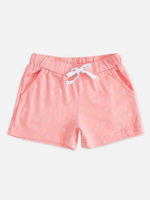 Pantaloons Junior Girls Fuchsia Regular Shorts