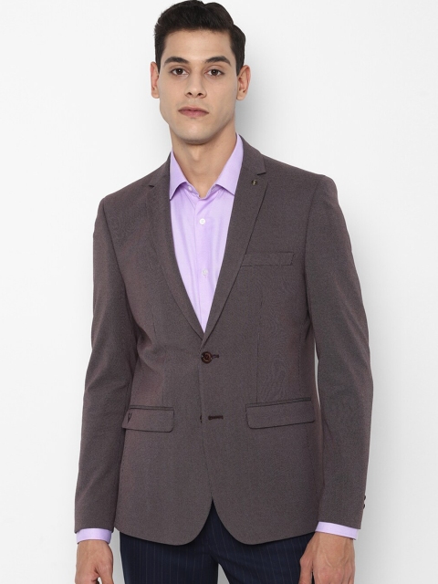 Allen Solly Men Brown Self-Design Slim-Fit Single-Breasted Pure Cotton Formal Blazer
Allen Solly Men Brown Self-Design Slim-Fit Single-Breasted Pure Cotton Formal Blazer