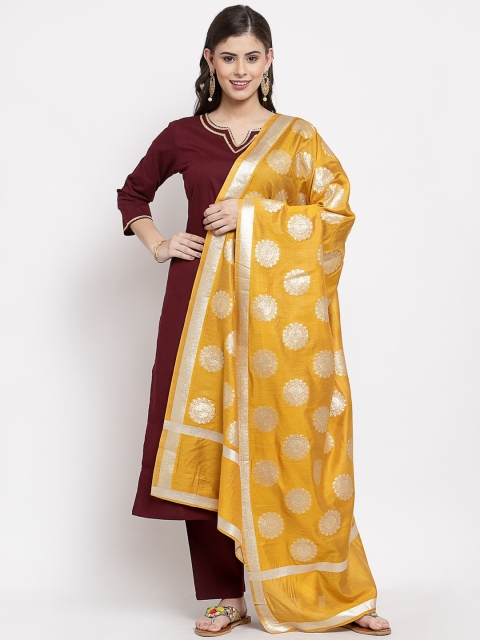 Myshka Women Burgundy Printed Regular Pure Cotton Kurta with Palazzos & With Dupatta
Myshka Women Burgundy Printed Regular Pure Cotton Kurta with Palazzos & With Dupatta