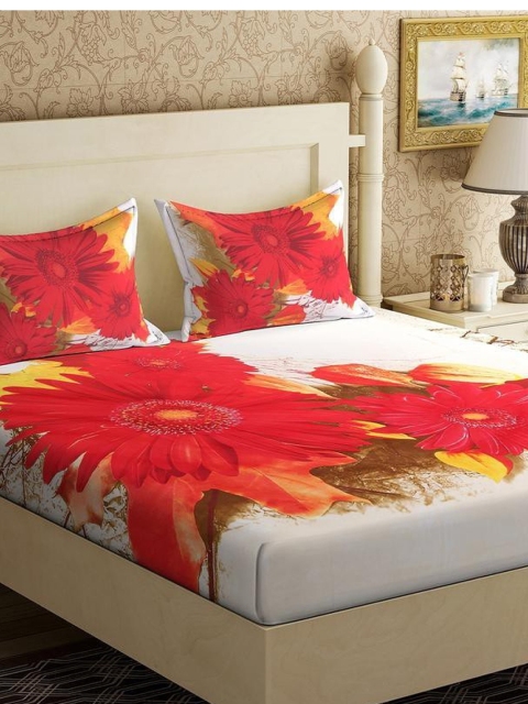 Varde Multicolour Graphic Printed 140 TC King Bedsheet with 2 Pillow Covers, Multi
Varde Multicolour Graphic Printed 140 TC King Bedsheet with 2 Pillow Covers, Multi