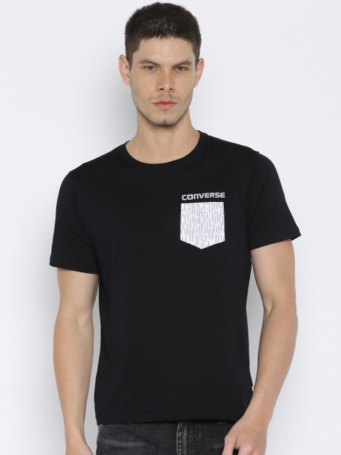Converse Men Black T-shirt