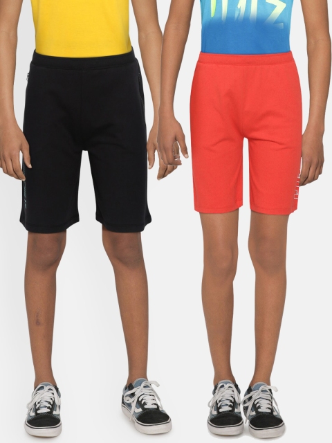 HRX By Hrithik Roshan U-17 Boys Set of 2 Solid Oversized Bio-Wash Lifestyle Shorts, Black
HRX By Hrithik Roshan U-17 Boys Set of 2 Solid Oversized Bio-Wash Lifestyle Shorts, Black