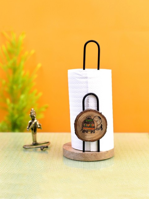 AAKRITI ART CREATIONS Table Top Style Handcrafted Tissue Roll Holder With Metal Dispenser, Brown
AAKRITI ART CREATIONS Table Top Style Handcrafted Tissue Roll Holder With Metal Dispenser, Brown