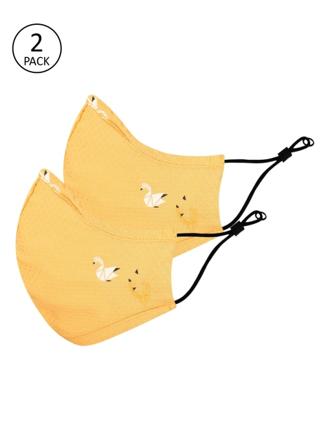 Allen Solly Women Pack Of 2 Yellow Printed 3-Ply Pure Cotton Protective Outdoor Masks
Allen Solly Women Pack Of 2 Yellow Printed 3-Ply Pure Cotton Protective Outdoor Masks