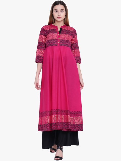 Varkha Fashion Women Magenta Ethnic Motifs Printed Block Print Cotton Anarkali Kurta
Varkha Fashion Women Magenta Ethnic Motifs Printed Block Print Cotton Anarkali Kurta