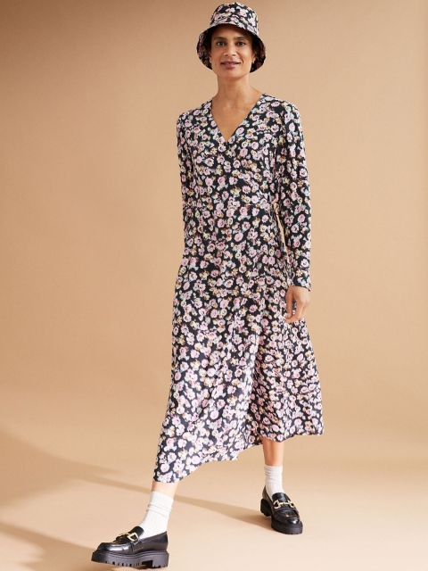 H&M Black Wrap Dress