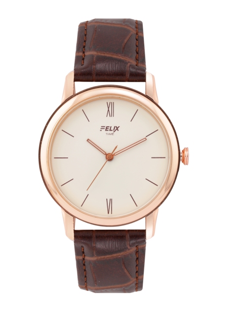 FELIX Men White Analogue Watch F90379GBRC