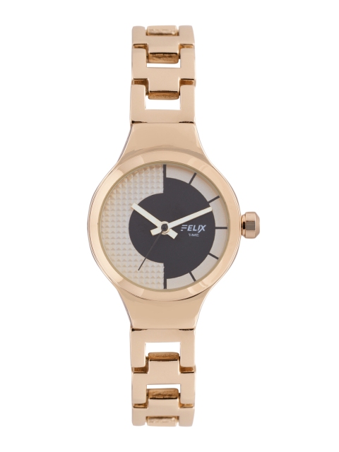 FELIX Women Gold-Toned & Black Dial & Gold-Toned Stainless Steel Cuff Analogue F90226LGBK
FELIX Women Gold-Toned & Black Dial & Gold-Toned Stainless Steel Cuff Analogue F90226LGBK