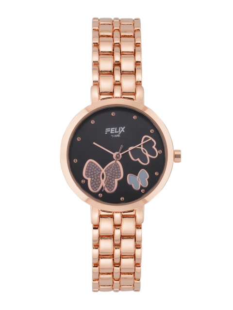 FELIX Women Black Embellished Stainless Steel Bracelet Style Analogue Watch F90529LCBK
FELIX Women Black Embellished Stainless Steel Bracelet Style Analogue Watch F90529LCBK