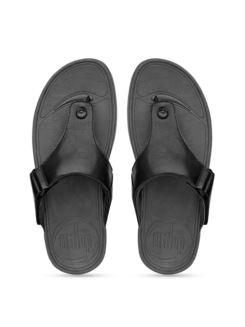 fitflop Men Black Thong Flip-Flops