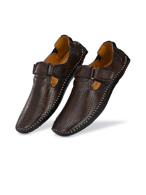 Sir Corbett Men Brown Shoe-Style Sandals