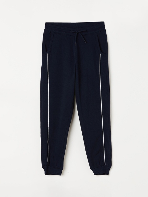 Fame Forever by Lifestyle Girls Navy Blue Solid Regular Fit Mid Rise Cotton Joggers
Fame Forever by Lifestyle Girls Navy Blue Solid Regular Fit Mid Rise Cotton Joggers