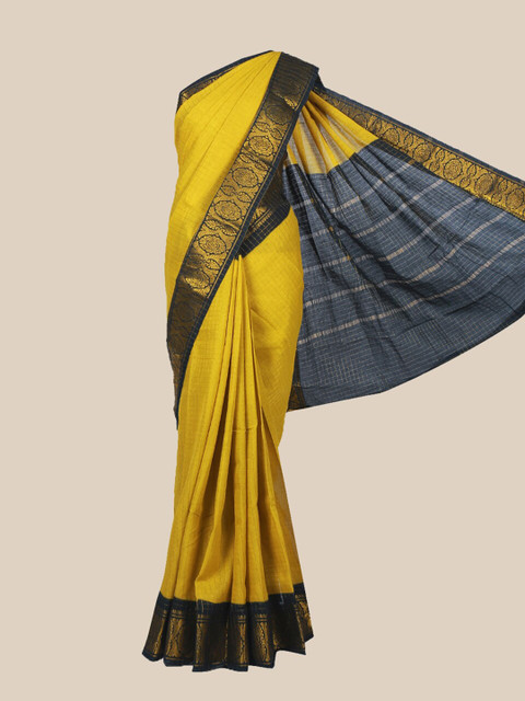 The Chennai Silks Mustard & Navy Blue Woven Design Zardozi Pure Cotton Sungudi Saree
The Chennai Silks Mustard & Navy Blue Woven Design Zardozi Pure Cotton Sungudi Saree
