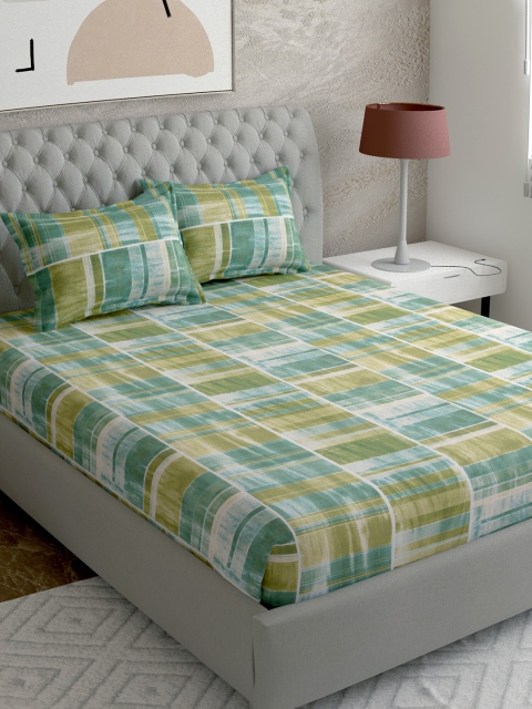 EverHOME Multicoloured Geometric Printed Cotton 210 TC SuperKing Bedsheet With 2 Pillow Covers, Multi
EverHOME Multicoloured Geometric Printed Cotton 210 TC SuperKing Bedsheet With 2 Pillow Covers, Multi