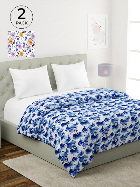 KLOTTHE Set Of 2 Multicoloured Floral Printed Cotton AC Room 210 GSM Double Bed Dohar, Multi
KLOTTHE Set Of 2 Multicoloured Floral Printed Cotton AC Room 210 GSM Double Bed Dohar, Multi