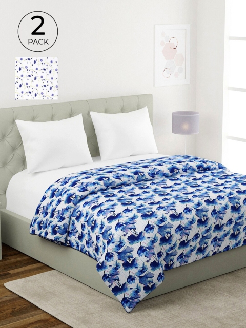 KLOTTHE Set Of 2 Multicoloured Floral Printed Cotton AC Room 210 GSM Double Bed Dohar, Multi
KLOTTHE Set Of 2 Multicoloured Floral Printed Cotton AC Room 210 GSM Double Bed Dohar, Multi