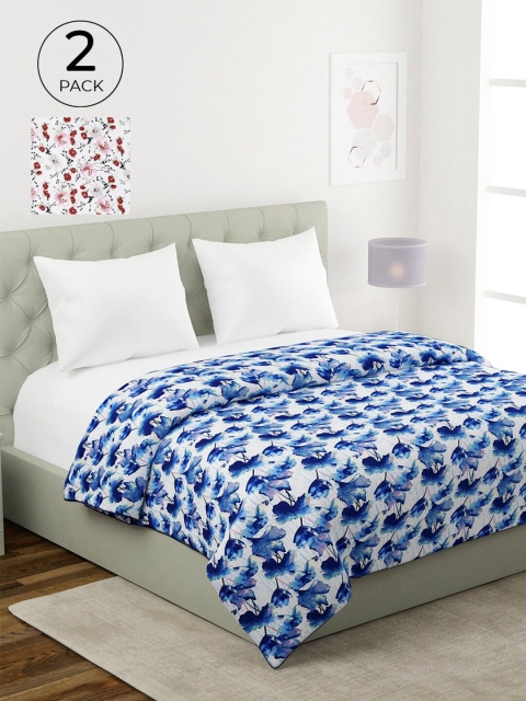 KLOTTHE Set Of 2 Multicoloured Floral Printed Cotton AC Room 210 GSM Double Bed Dohar, Multi
KLOTTHE Set Of 2 Multicoloured Floral Printed Cotton AC Room 210 GSM Double Bed Dohar, Multi