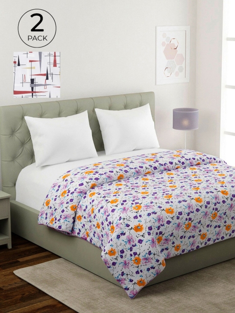 KLOTTHE Set Of 2 Multicoloured Printed Cotton AC Room 210 GSM Double Bed Dohar, Multi
KLOTTHE Set Of 2 Multicoloured Printed Cotton AC Room 210 GSM Double Bed Dohar, Multi