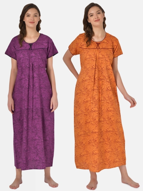 Klamotten Women Purple Printed