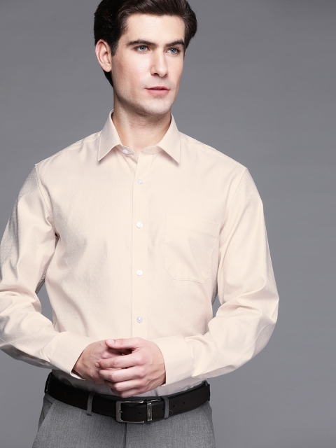Louis Philippe Men Cream-Coloured Pure Cotton Slim Fit Self-Design Formal Shirt, Beige
Louis Philippe Men Cream-Coloured Pure Cotton Slim Fit Self-Design Formal Shirt, Beige