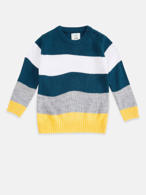 Pantaloons Baby Boys Multicoloured Striped Pullover, Multi
Pantaloons Baby Boys Multicoloured Striped Pullover, Multi