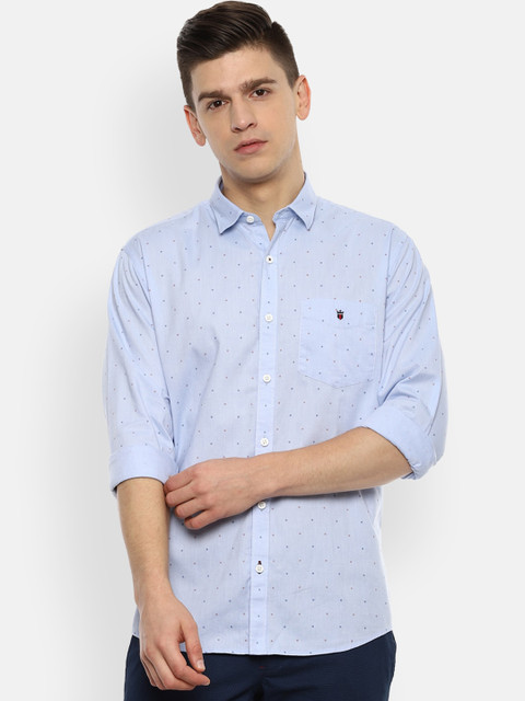 Louis Philippe Sport Men Blue Slim Fit Opaque Printed Pure Cotton Casual Shirt
Louis Philippe Sport Men Blue Slim Fit Opaque Printed Pure Cotton Casual Shirt