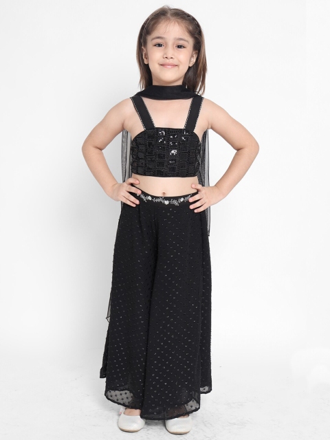Nauti Nati Girls Black Embroidered Beads and Stones Ready to Wear Lehenga & Blouse With Dupatta
Nauti Nati Girls Black Embroidered Beads and Stones Ready to Wear Lehenga & Blouse With Dupatta