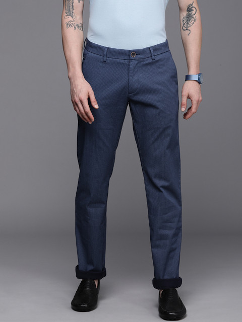 Allen Solly Men Blue Printed Slim Fit Regular Trousers
Allen Solly Men Blue Printed Slim Fit Regular Trousers