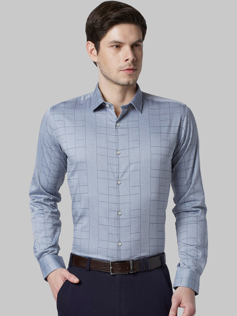 Park Avenue Men Grey Slim Fit Opaque Checked Cotton Formal Shirt
Park Avenue Men Grey Slim Fit Opaque Checked Cotton Formal Shirt