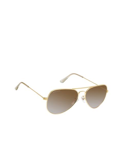 David Blake Unisex Brown Lens & Gold-Toned Aviator Sunglasses with Polarised and UV Protected Lens
David Blake Unisex Brown Lens & Gold-Toned Aviator Sunglasses with Polarised and UV Protected Lens