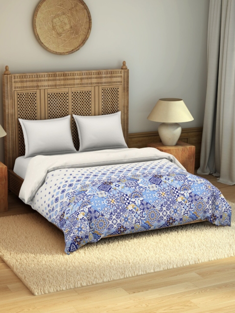 SPACES Rangana Anish Blue & White Ethnic Motifs Printed Pure Cotton AC Room 210 GSM Double Bed Quilt
SPACES Rangana Anish Blue & White Ethnic Motifs Printed Pure Cotton AC Room 210 GSM Double Bed Quilt